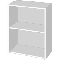 Шкаф навесной Зара 600х310х720 белый