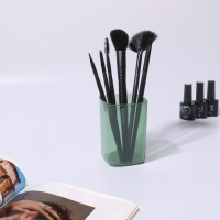 Органайзер - подставка для хранения маникюрных/косметических принадлежностей &laquo;Яркость&raquo;, квадратная, 6,5 &times; 6,5 &times; 9,5 см, цвет МИКС