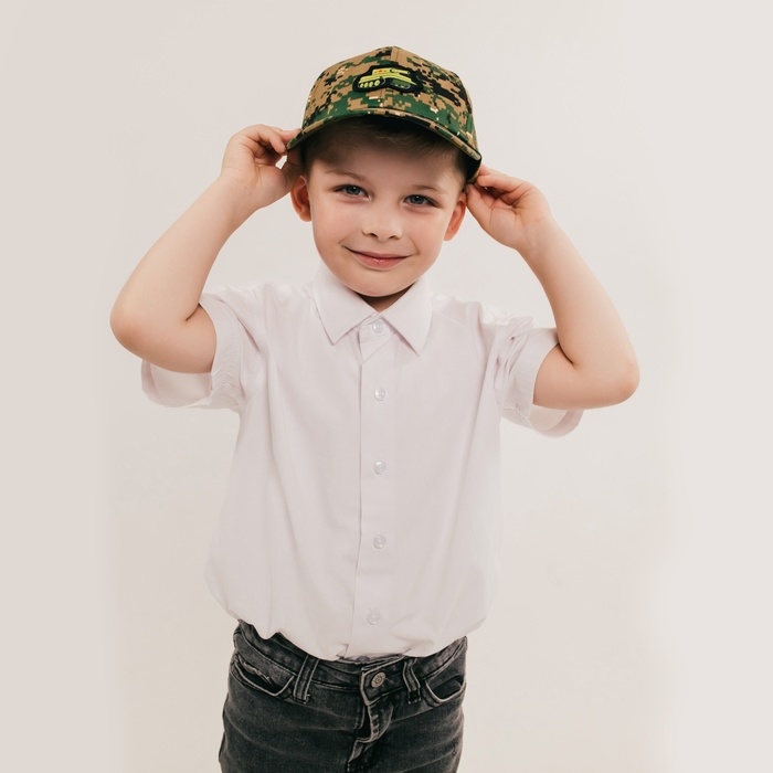 Карнавальная кепка &laquo;Военный&raquo;, нашивка-танк, р. 52&ndash;54