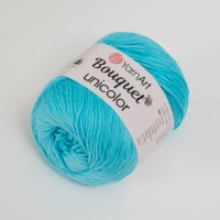 Пряжа "Bouquet Unicolor" 100% хлопок 200м/100г (3226 голубой светлый) Пряжа "Bouquet Unicolor" 100% хлопок 200м/100г (3226 голубой светлый)