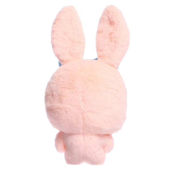 Мягкая игрушка «Зайка» с бантиком, 20 см, цвет персиковый Мягкая игрушка «Зайка» с бантиком, 20 см, цвет персиковый