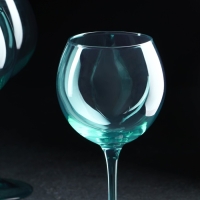 Набор бокалов для вина &laquo;Волна&raquo;, стеклянный, 350 мл, 6 шт