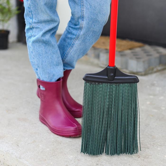 Метла полипропиленовая &laquo;Плоская&raquo;, без черенка, цвет МИКС