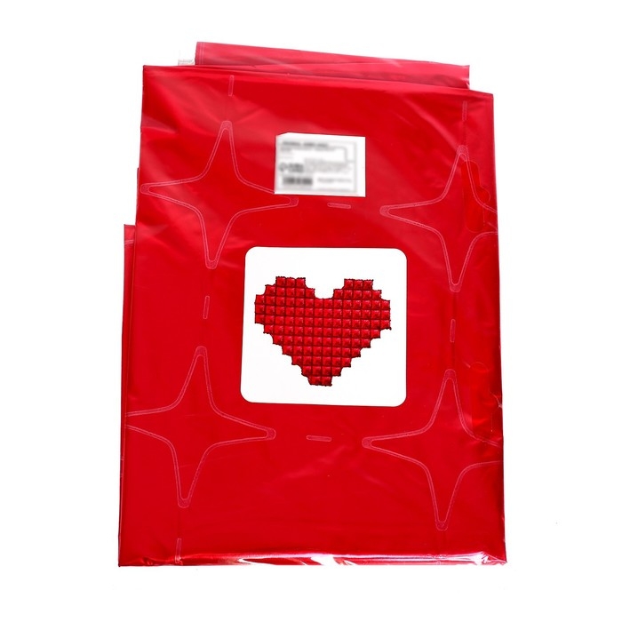 Шар фольгированный 42" &laquo;Сердце&raquo;, поп-ит, цвет красный, под воздух