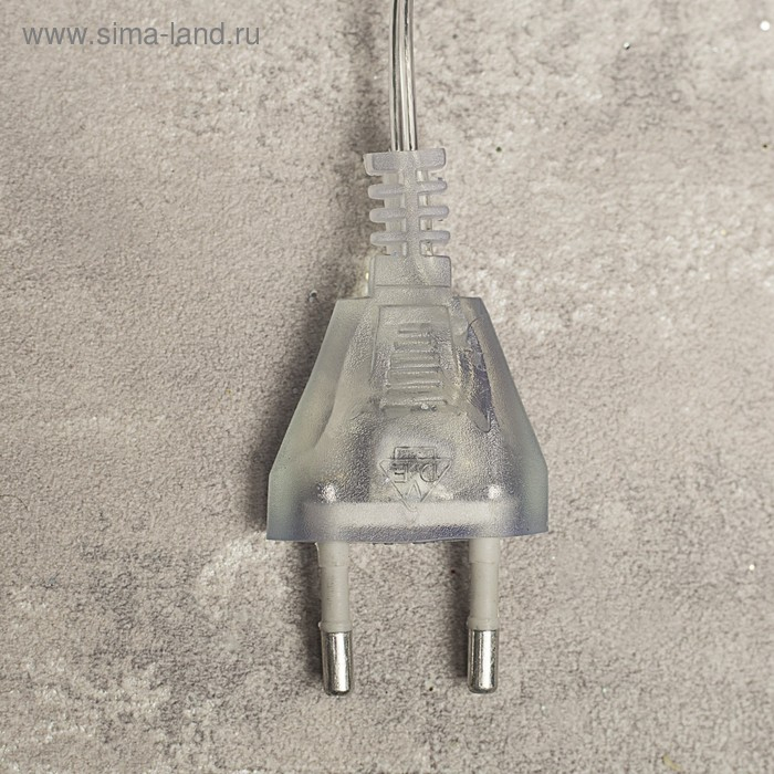 Светодиодная фигура &laquo;Олень с санями серебристый&raquo;, олень: 50 &times; 85 &times; 18 см, сани: 70 &times; 43 &times; 22 см, металл, 220 В, свечение тёплое белое