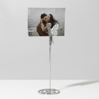 Ценникодержатель с зажимом «Бабочка», 4,5×4,5×13 см, цвет серебро Ценникодержатель с зажимом «Бабочка», 4,5×4,5×13 см, цвет серебро