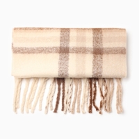 Шарф женский, цвет молочный, р-р 48х195 см Шарф женский, цвет молочный, р-р 48х195 см