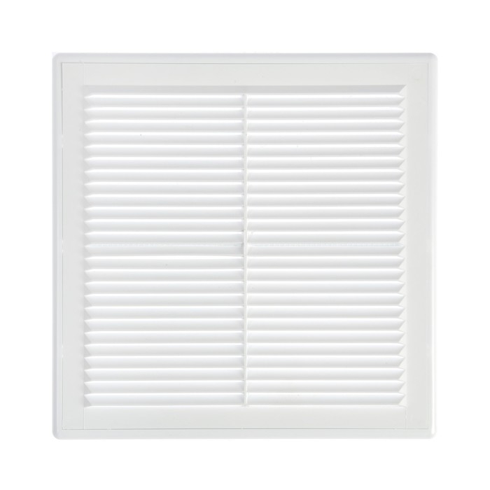 Решетка вентиляционная Решетка вентиляционная "КосмоВент" ЛР250, 250 х 250 мм, с сеткой, разъемная