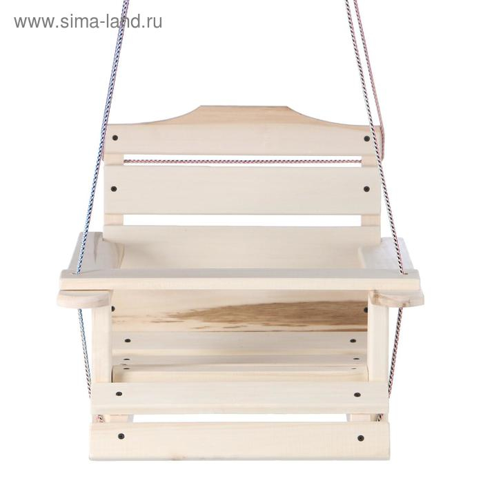 Кресло деревянное подвесное, сиденье 50&times;50см