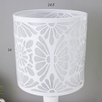 Лампа настольная "Бриз" 1xE27 40Вт белый 14,5х14,5х31 см RISALUX