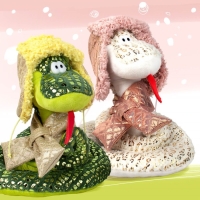 Мягкая игрушка «Змея Уша, 26 см Мягкая игрушка «Змея Уша, 26 см