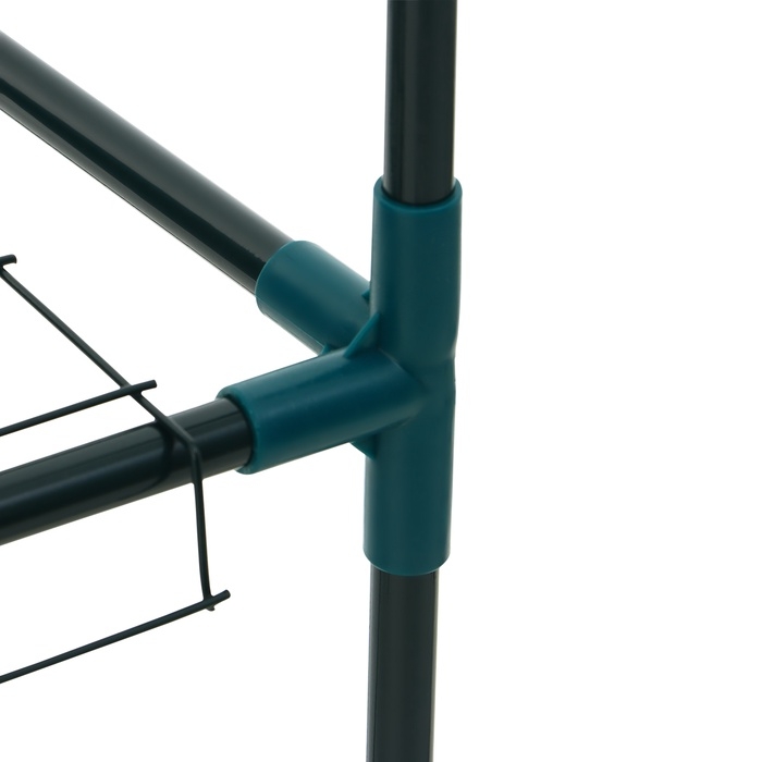 Парник-стеллаж, 2 полки, 93 &times; 22 &times; 69 см, металлический каркас d = 12 мм, чехол плёнка 80 мкм, Greengo