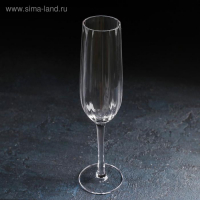 Бокал для шампанского стеклянный «Селибритис», 180 мл, 7×24 см Бокал для шампанского стеклянный «Селибритис», 180 мл, 7×24 см