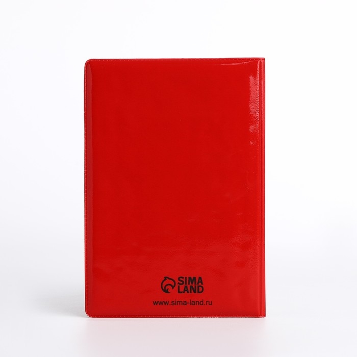 Обложка для паспорта, цвет красный