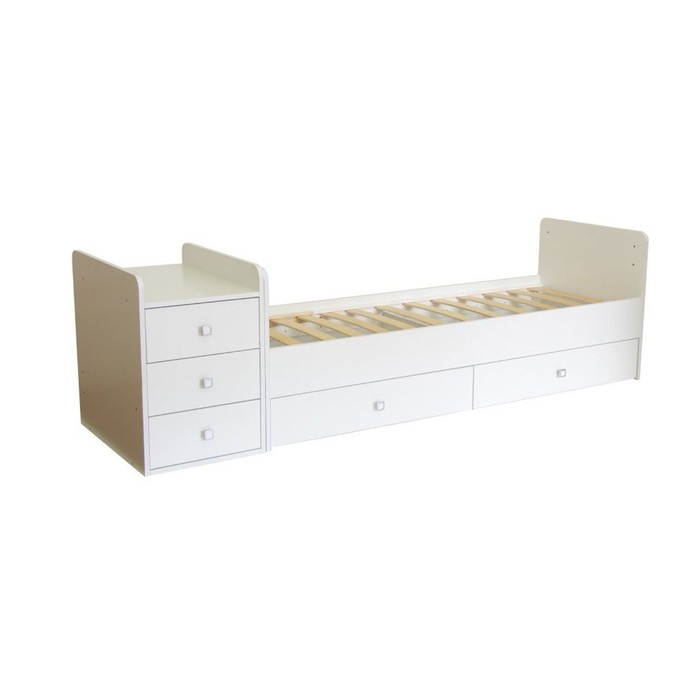 Детская кровать-трансформер &laquo;Фея 1100&raquo;, цвет белый