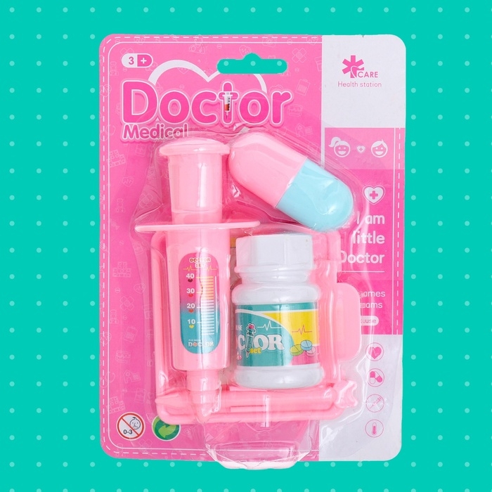 Набор доктора &laquo;Юный врач&raquo;, 4 предмета, цвет МИКС