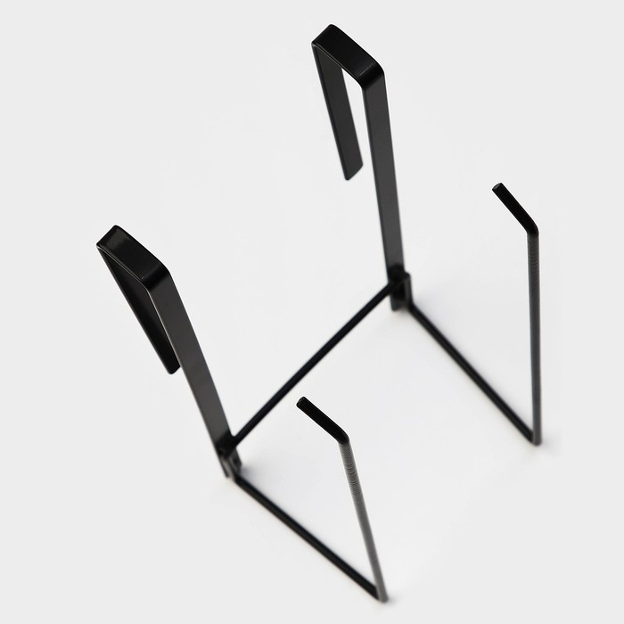 Держатель для кухонных принадлежностей и разделочных досок Доляна, 27&times;11,5&times;8 см, цвет чёрный