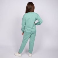 Комплект для девочки (джемпер, брюки), цвет пыльная мята, рост 128 см Комплект для девочки (джемпер, брюки), цвет пыльная мята, рост 128 см