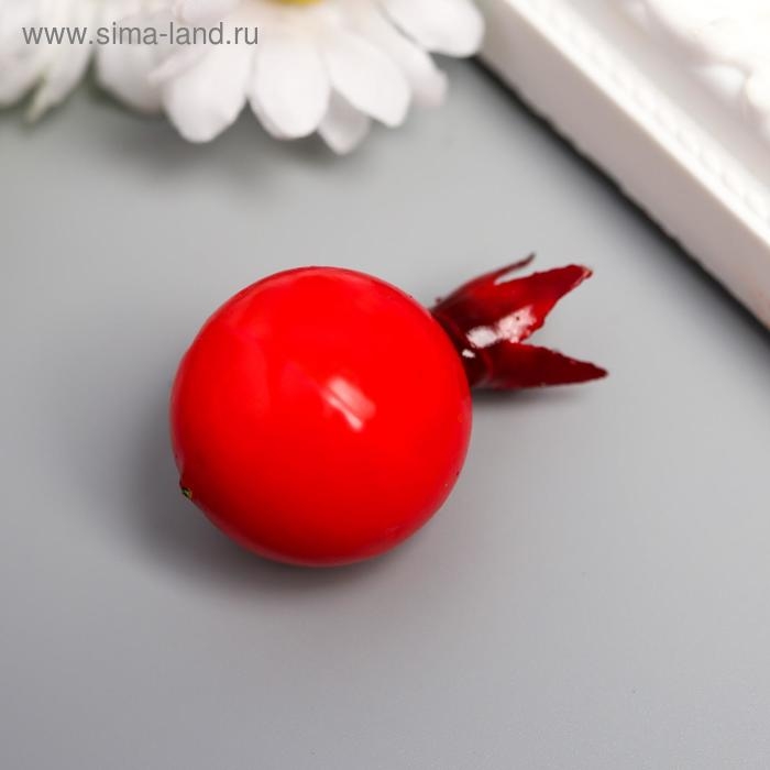 Декор для творчества "Ягода шиповника" набор 15 шт 2,5х2,5х3,8 см