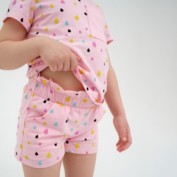 Шорты для девочки с рюшей KAFTAN "Unicorn", размер 30 (98-104)