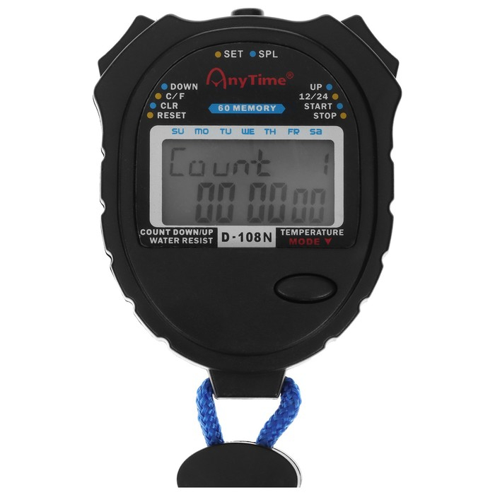 Секундомер, 10 отсечек Секундомер, 10 отсечек