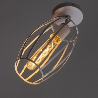 Спот "Овал" Е27 40Вт белый 14х23 см Спот "Овал" Е27 40Вт белый 14х23 см