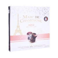 Новый год. Шоколад фигурный MOMENTS CHAMPAGNE ROSE, с начинкой из ликёра Marc de Champagne Ros&eacute;, 10 г