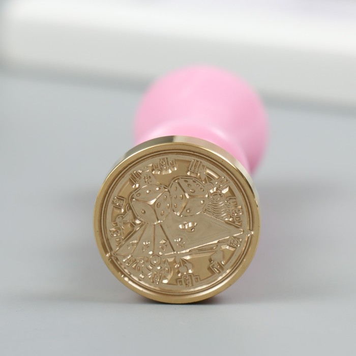 Печать для сургуча с пластиковой ручкой Печать для сургуча с пластиковой ручкой "Казино" 2,5х2,5 см