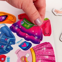 Магнитная игра одевашка &laquo;&lrm;Милая девчонка&raquo;&lrm;