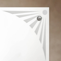 Зеркало, настенное, с пескоструйной графикой, 130&times;60 см