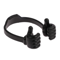 Подставка для телефона Luazon, в форме рук, регулируемая ширина, чёрная Подставка для телефона Luazon, в форме рук, регулируемая ширина, чёрная