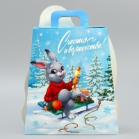 Коробка подарочная новогодняя складная &laquo;Волшебства &raquo;, 16 х 10 х 18 см, Новый год