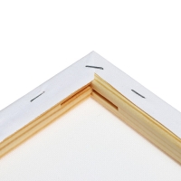 Холст на подрамнике 1,6х20х40 см, хлопок 100%, акриловый грунт, мелкозернистый, 280г/м&sup2;