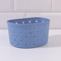 Органайзер для хранения, навесной, 1 секция, с клеевыми крючками, 16,5 &times; 12 &times; 9 см, цвет МИКС