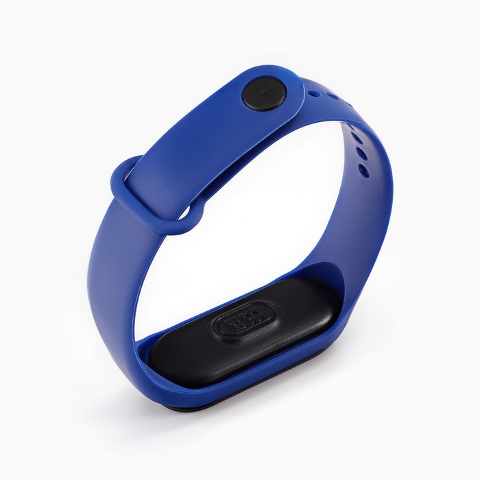 Часы наручные электронные, ремешок силикон, синие Часы наручные электронные, ремешок силикон, синие