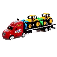 Грузовик инерционный &laquo;Автовоз&raquo;, с тракторами, МИКС