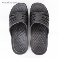 Сланцы мужские «Тайм» цвет чёрный, размер 45-46 Сланцы мужские «Тайм» цвет чёрный, размер 45-46