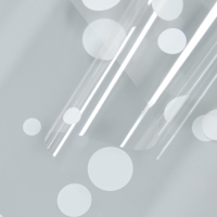 Пленка для цветов "Круги" белая 0,7 х 8.2 м, 40мкм Пленка для цветов "Круги" белая 0,7 х 8.2 м, 40мкм