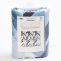 Покрывало "Этель" 1,5 сп Blue iceberg, 145х210&plusmn;5 см, микрофибра