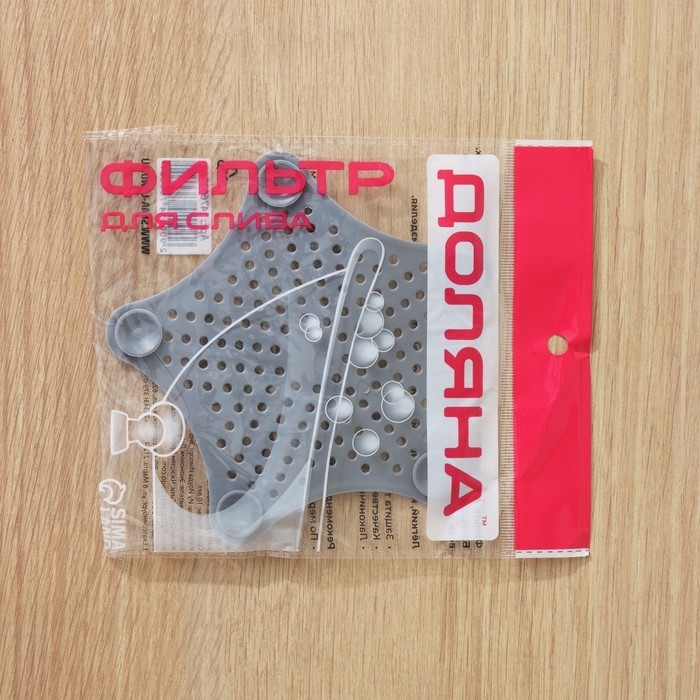 Фильтр для слива «Звезда», 15 см, цвет МИКС Фильтр для слива «Звезда», 15 см, цвет МИКС