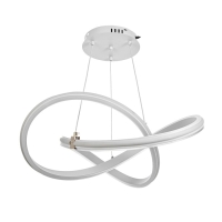 Светильник с ПДУ "Роули" LED 140Вт 3000-6000К белый 53х53х20-120 см