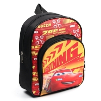 Рюкзак детский для мальчика с карманом, 23&times;19&times;6 см, Тачки