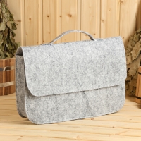 Набор банный "Мужской" портфель 5 предметов, серый Набор банный "Мужской" портфель 5 предметов, серый