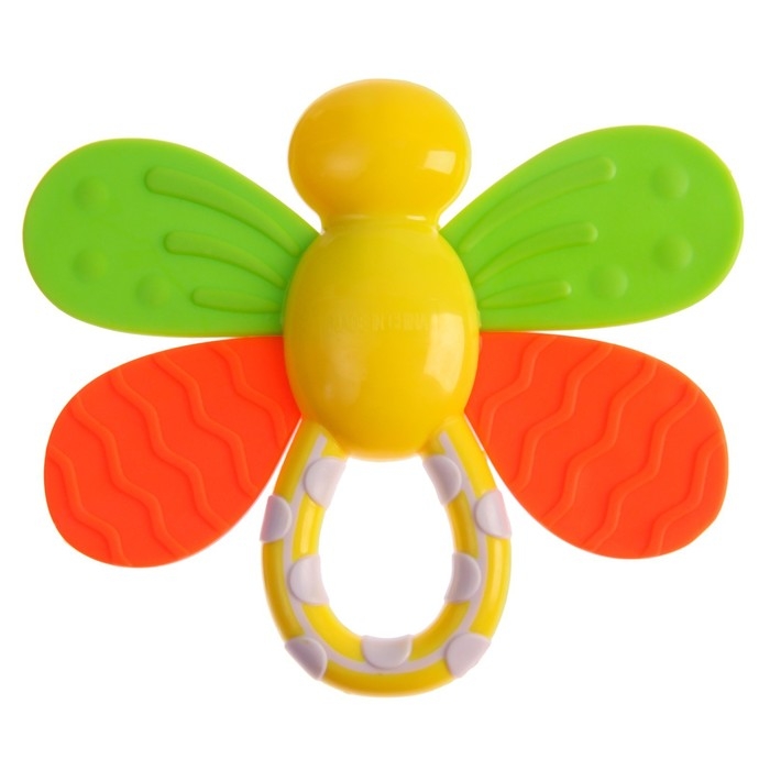 Погремушка &laquo;Бабочка&raquo;, с эластичными элементами, Крошка Я