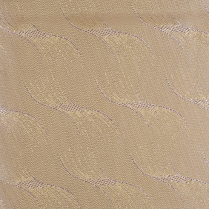 Ткань подкладочная &laquo;Изгибы&raquo;, 100 % полиэстер, 1 &times; 1,4 м, цвет серый/золотой