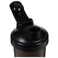 Шейкер для спортивного питания Onlytop, 600 мл, цвет черный