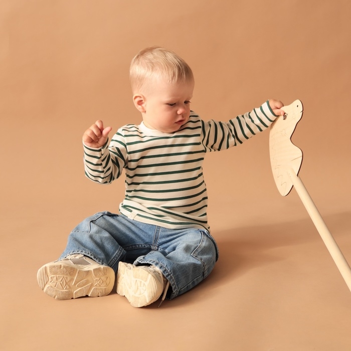 Футболка с дл. рукавом Крошка Я Oranges р. 62-68, молочный Футболка с дл. рукавом Крошка Я Oranges р. 62-68, молочный