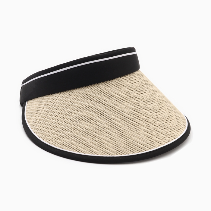 Козырек женский MINAKU, цвет бежевый, р-р 58 Козырек женский MINAKU, цвет бежевый, р-р 58