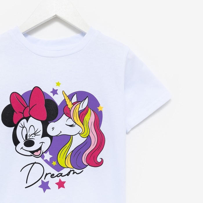 Комплект для девочки (футболка, брюки) «Единорог», Минни Маус, рост 110-116 (32) Комплект для девочки (футболка, брюки) «Единорог», Минни Маус, рост 110-116 (32)