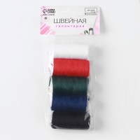 Набор ниток «Базовый», 40/2, 200 м, 5 шт, цвет разноцветный Набор ниток «Базовый», 40/2, 200 м, 5 шт, цвет разноцветный